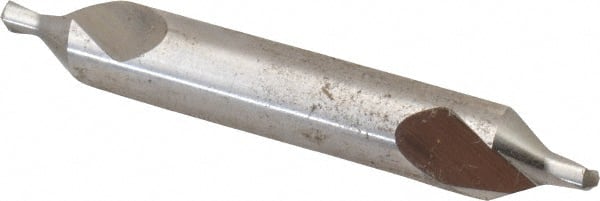 Magafor - #4 Plain Cut 60° Incl Angle High Speed Steel Combo Drill & Countersink - Eagle Tool & Supply