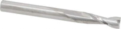 RobbJack - 1/4", 3/4" LOC, 1/4" Shank Diam, 2-1/2" OAL, 2 Flute, Solid Carbide Square End Mill - Single End, Uncoated, Spiral Flute, 30° Helix, Centercutting, Right Hand Cut, Right Hand Flute, Series NR-204 - Eagle Tool & Supply