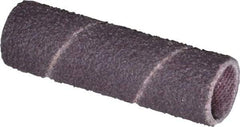 Made in USA - 50 Grit Aluminum Oxide Coated Spiral Band - 1/2" Diam x 2" Wide, Coarse Grade - Eagle Tool & Supply