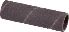 Made in USA - 80 Grit Aluminum Oxide Coated Spiral Band - 1/2" Diam x 2" Wide, Medium Grade - Eagle Tool & Supply