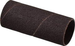 Made in USA - 80 Grit Aluminum Oxide Coated Spiral Band - 3/4" Diam x 2" Wide, Medium Grade - Eagle Tool & Supply