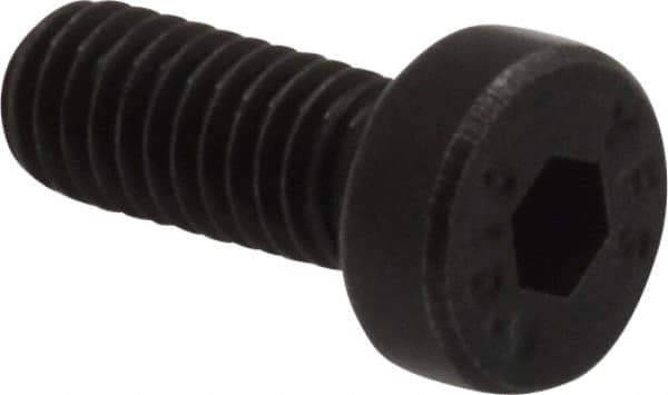 Value Collection - M4x0.70 Metric Coarse Hex Socket Drive, Low Socket Cap Screw - Grade 10.9 Alloy Steel, Black Oxide Finish, Fully Threaded, 10mm Length Under Head - Eagle Tool & Supply