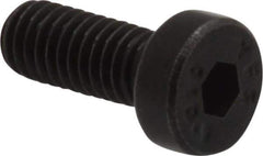 Value Collection - M4x0.70 Metric Coarse Hex Socket Drive, Low Socket Cap Screw - Grade 10.9 Alloy Steel, Black Oxide Finish, Fully Threaded, 10mm Length Under Head - Eagle Tool & Supply