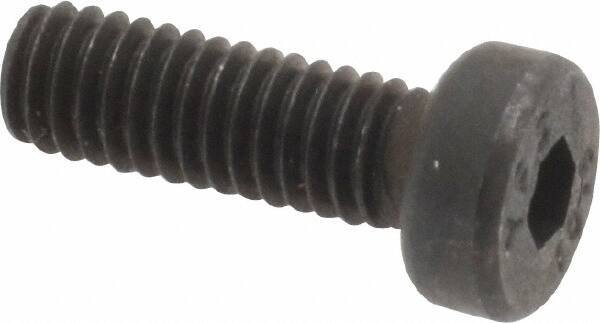 Value Collection - M4x0.70 Metric Coarse Hex Socket Drive, Low Socket Cap Screw - Grade 10.9 Alloy Steel, Black Oxide Finish, Fully Threaded, 12mm Length Under Head - Eagle Tool & Supply