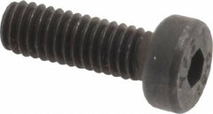 Value Collection - M4x0.70 Metric Coarse Hex Socket Drive, Low Socket Cap Screw - Grade 10.9 Alloy Steel, Black Oxide Finish, Fully Threaded, 12mm Length Under Head - Eagle Tool & Supply