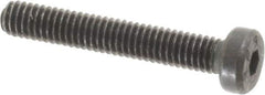 Value Collection - M4x0.70 Metric Coarse Hex Socket Drive, Low Socket Cap Screw - Grade 10.9 Alloy Steel, Black Oxide Finish, Partially Threaded, 25mm Length Under Head - Eagle Tool & Supply