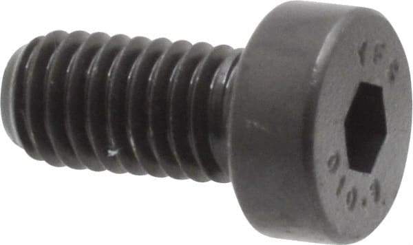 Value Collection - M5x0.80 Metric Coarse Hex Socket Drive, Low Socket Cap Screw - Grade 10.9 Alloy Steel, Black Oxide Finish, Fully Threaded, 10mm Length Under Head - Eagle Tool & Supply