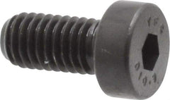 Value Collection - M5x0.80 Metric Coarse Hex Socket Drive, Low Socket Cap Screw - Grade 10.9 Alloy Steel, Black Oxide Finish, Fully Threaded, 10mm Length Under Head - Eagle Tool & Supply