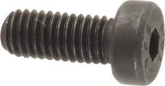 Value Collection - M5x0.80 Metric Coarse Hex Socket Drive, Low Socket Cap Screw - Grade 10.9 Alloy Steel, Black Oxide Finish, Fully Threaded, 12mm Length Under Head - Eagle Tool & Supply
