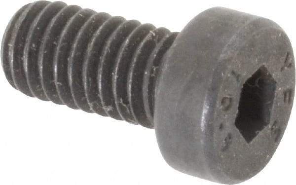 Value Collection - M6x1.00 Metric Coarse Hex Socket Drive, Low Socket Cap Screw - Grade 10.9 Alloy Steel, Black Oxide Finish, Fully Threaded, 12mm Length Under Head - Eagle Tool & Supply