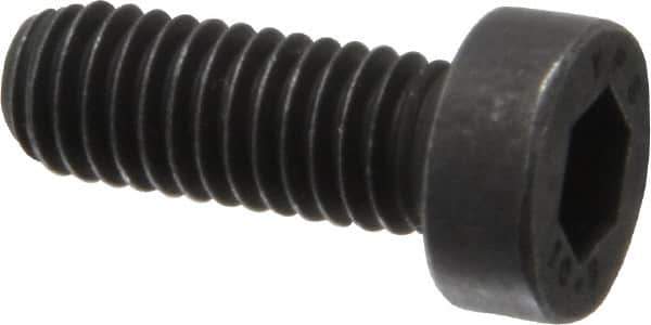Value Collection - M6x1.00 Metric Coarse Hex Socket Drive, Low Socket Cap Screw - Grade 10.9 Alloy Steel, Black Oxide Finish, Fully Threaded, 16mm Length Under Head - Eagle Tool & Supply