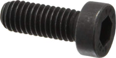 Value Collection - M6x1.00 Metric Coarse Hex Socket Drive, Low Socket Cap Screw - Grade 10.9 Alloy Steel, Black Oxide Finish, Fully Threaded, 16mm Length Under Head - Eagle Tool & Supply