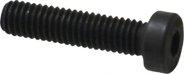 Value Collection - M6x1.00 Metric Coarse Hex Socket Drive, Low Socket Cap Screw - Grade 10.9 Alloy Steel, Black Oxide Finish, Fully Threaded, 25mm Length Under Head - Eagle Tool & Supply
