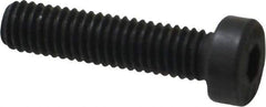 Value Collection - M6x1.00 Metric Coarse Hex Socket Drive, Low Socket Cap Screw - Grade 10.9 Alloy Steel, Black Oxide Finish, Fully Threaded, 25mm Length Under Head - Eagle Tool & Supply