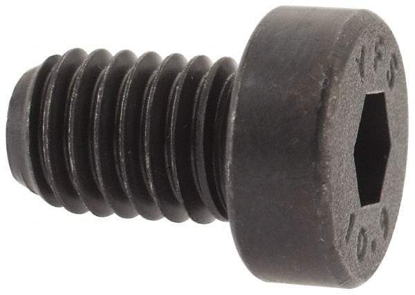 Value Collection - M8x1.25 Metric Coarse Hex Socket Drive, Low Socket Cap Screw - Grade 10.9 Alloy Steel, Black Oxide Finish, Fully Threaded, 12mm Length Under Head - Eagle Tool & Supply