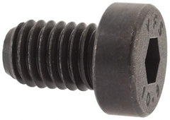 Value Collection - M8x1.25 Metric Coarse Hex Socket Drive, Low Socket Cap Screw - Grade 10.9 Alloy Steel, Black Oxide Finish, Fully Threaded, 12mm Length Under Head - Eagle Tool & Supply