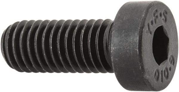Value Collection - M8x1.25 Metric Coarse Hex Socket Drive, Low Socket Cap Screw - Grade 10.9 Alloy Steel, Black Oxide Finish, Fully Threaded, 20mm Length Under Head - Eagle Tool & Supply