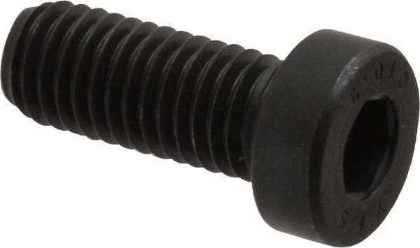 Value Collection - M10x1.50 Metric Coarse Hex Socket Drive, Low Socket Cap Screw - Grade 10.9 Alloy Steel, Black Oxide Finish, Fully Threaded, 25mm Length Under Head - Eagle Tool & Supply