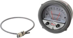 Dwyer - 25 Max psi, 2% Accuracy, NPT Thread Photohelic Pressure Switch - 1/8 Inch Thread, 2 Inch Water Column, 120°F Max - Eagle Tool & Supply