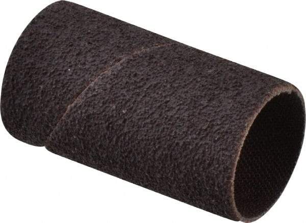 Made in USA - 50 Grit Aluminum Oxide Coated Spiral Band - 1" Diam x 2" Wide, Coarse Grade - Eagle Tool & Supply