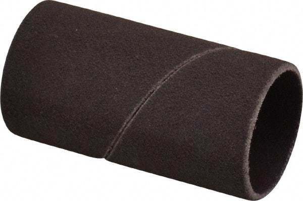 Made in USA - 120 Grit Aluminum Oxide Coated Spiral Band - 1" Diam x 2" Wide, Fine Grade - Eagle Tool & Supply
