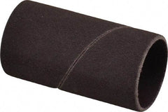Made in USA - 120 Grit Aluminum Oxide Coated Spiral Band - 1" Diam x 2" Wide, Fine Grade - Eagle Tool & Supply