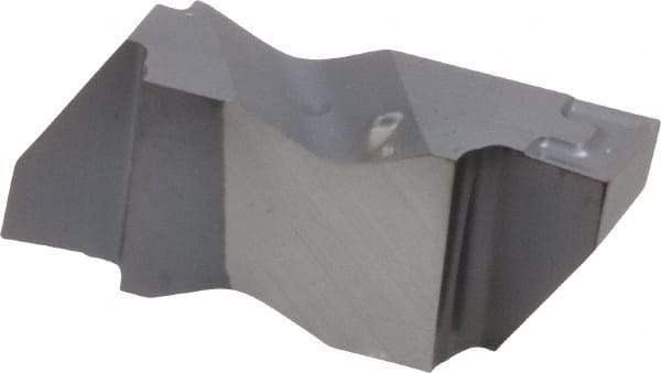 Kennametal - 3156NG K Grade KC5010, 3.96mm Cutting Width Carbide Grooving Insert - 3.81mm Max Depth of Cut, Right Hand, 0.19mm Corner Radius, TiAlN Finish - Eagle Tool & Supply