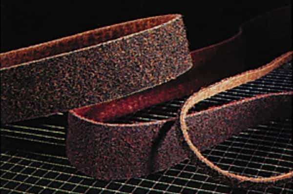 Superior Abrasives - 3" Wide x 132" OAL, Aluminum Oxide Abrasive Belt - Aluminum Oxide, Very Fine, Nonwoven - Eagle Tool & Supply