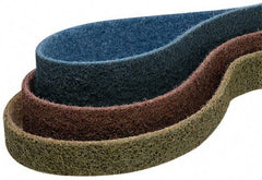Superior Abrasives - 2" Wide x 132" OAL, Aluminum Oxide Abrasive Belt - Aluminum Oxide, Medium, Nonwoven - Eagle Tool & Supply