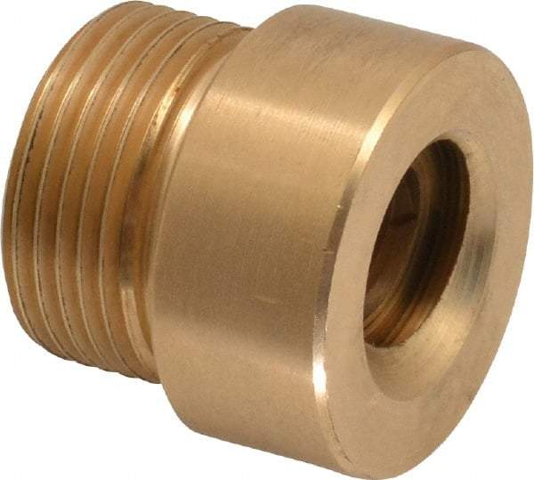 Keystone Threaded Products - 1.12" Long, 1" High, 1/2" Thread Length, Bronze, Right Hand, Round, Precision Acme Nut - 0.937-16 Thread Size, 2C Class of Fit - Eagle Tool & Supply