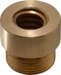 Keystone Threaded Products - 1.12" Long, 1" High, 1/2" Thread Length, Bronze, Right Hand, Round, Precision Acme Nut - 0.937-16 Thread Size, 2C Class of Fit - Eagle Tool & Supply