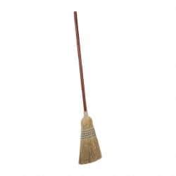 Rubbermaid - Corn Bristle Broom - Wood Handle, 12" Wide - Eagle Tool & Supply