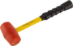 No-Mar - 1-3/8 Lb Head 2-1/16" Face Urethane Hammer - Fiberglass Handle - Eagle Tool & Supply