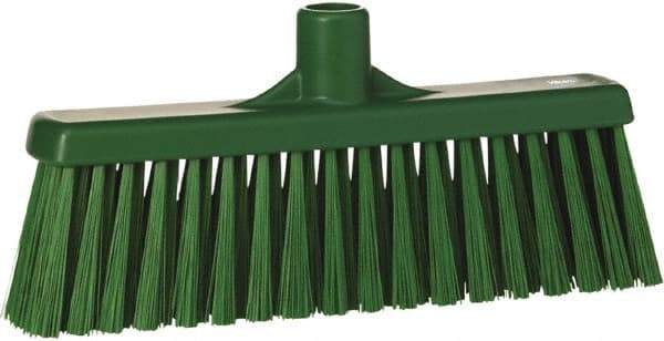 Vikan - 5-5/8" OAL Polyester Bristle Lobby Broom - 3" Bristle Length, 11" Wide - Eagle Tool & Supply