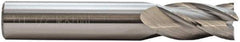 M.A. Ford - 6mm, 20mm LOC, 6mm Shank Diam, 64mm OAL, 4 Flute, Solid Carbide Square End Mill - Single End, TiN Finish, 30° Helix, Centercutting, Right Hand Cut, Right Hand Flute, Series 111 - Eagle Tool & Supply