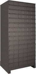 Durham - 90 Drawer, Small Parts Steel Storage Cabinet - 14" Deep x 35" Wide x 63" High - Eagle Tool & Supply