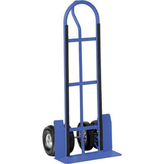 Vestil - 600 Lb Capacity 52" OAH Hand Truck - P Handle, Steel, Pneumatic Wheels - Eagle Tool & Supply