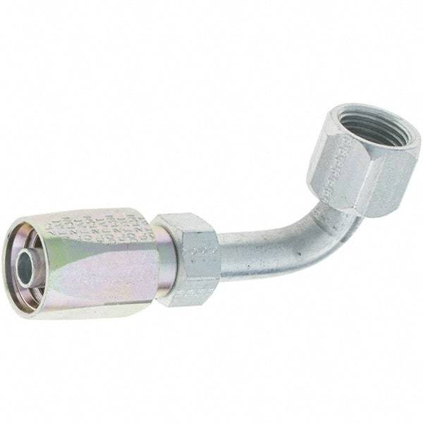 Eaton - Female JIC Steel Hydraulic Hose Female JIC 37° Swivel - -5 Hose Size, 5/16" Hose Diam - Eagle Tool & Supply