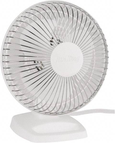 Air King - 6" Blade, 191 Max CFM, Desk Fan - 0.19/0.14 Amps, 120 Volts, 2 Speed - Eagle Tool & Supply