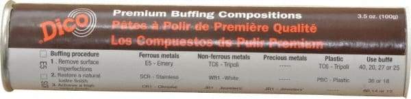 Dico - 1/4 Lb White Rouge Compound - White, Use on Ferrous Metals & Non-Ferrous Metals - Eagle Tool & Supply