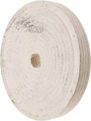 Divine Brothers - 10" Diam x 1" Thick Unmounted Buffing Wheel - Polishing Wheel, 1-1/4" Arbor Hole - Eagle Tool & Supply