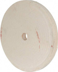 Divine Brothers - 12" Diam x 1" Thick Unmounted Buffing Wheel - Polishing Wheel, 1-1/4" Arbor Hole - Eagle Tool & Supply