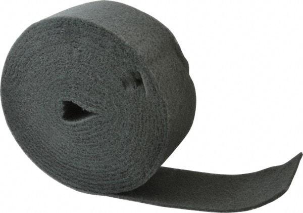 Superior Abrasives - 30' Long x 4" Wide Nonwoven Roll - Very Fine Grade, Gray, Silicon Carbide - Eagle Tool & Supply
