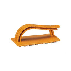 Standard Abrasives - 3-5/8" Wide Plastic Hand Pad Holder with Backing Pad Attachment - Compatible with Scouring Pads - Eagle Tool & Supply