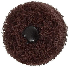 Standard Abrasives - 2" Diam, Medium Mounted Scrubber Buffing Wheel - 2 Ply, Medium Grade, 1/4" Shank Diam, 12,000 RPM - Eagle Tool & Supply