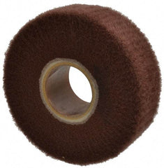 Made in USA - 6" Diam 220 Grit Silicon Carbide Unmounted Flap Wheel - 2" Hole, 2" Wide, Density 7, Nonwoven, Grade Very Fine, 3,400 Max RPM - Eagle Tool & Supply