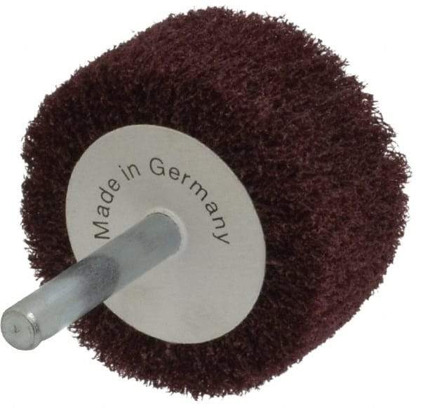 Value Collection - 2" Diam x 1" Face Width, Very Fine Aluminum Oxide Nonwoven Mounted Flap Wheel - 1/4" Shank Mount - Eagle Tool & Supply