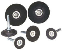 Standard Abrasives - 3" Diam Quick-Change Disc Backing Pad - 1/4" Shank Diam, Soft Density, 12,000 RPM, SocAtt Compatible - Eagle Tool & Supply