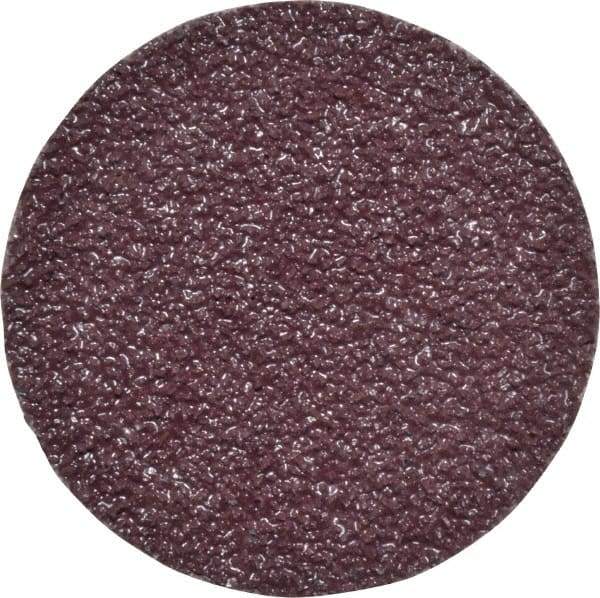 Standard Abrasives - 2" Disc Diam, 36 Grit, Aluminum Oxide Quick Change Disc - Type S Attaching System, Coated, Brown, Very Coarse Grade, 20,000 RPM - Eagle Tool & Supply