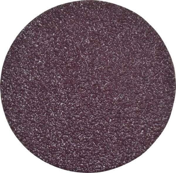 Standard Abrasives - 3" Disc Diam, 36 Grit, Aluminum Oxide Quick Change Disc - Type S Attaching System, Coated, Brown, Very Coarse Grade, 18,000 RPM - Eagle Tool & Supply